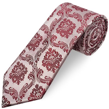 Burgundy Red Paisley Classic Men's Tie