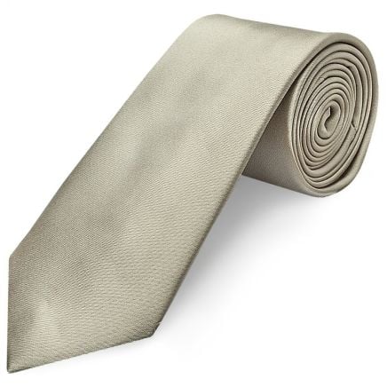 Plain Dusty Sage Satin Classic Men's Tie