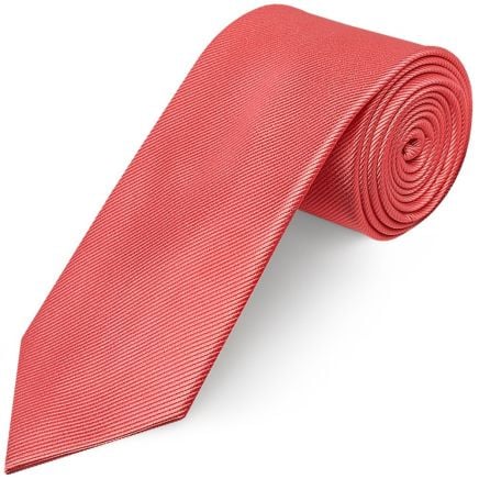 Salmon Pink Silk Twill Classic Men's Tie