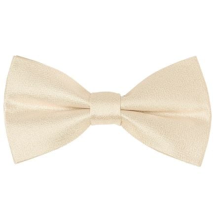 Pre Tied Champagne Silk Boys Bow Tie Age 18 Months-3 years