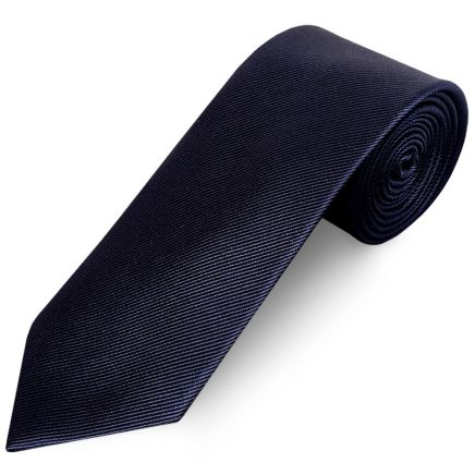 Navy Twill Silk Classic Men's Tie