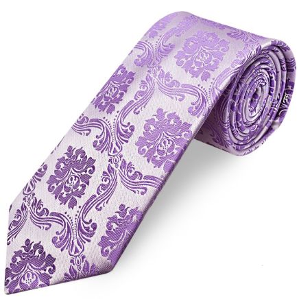 Cadbury Purple Paisley Classic Men's Tie