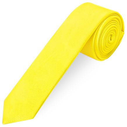 Sunshine Yellow Satin Boys Tie