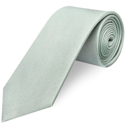 Plain Duck Egg Silk Classic Men's Tie