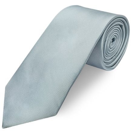 Plain Duck Egg Satin Classic Men's Tie