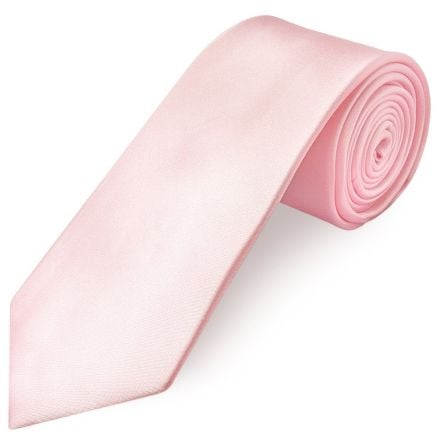Baby Pink Satin Classic Men's Tie