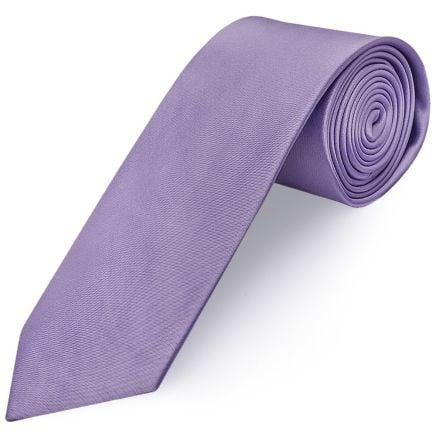 Lavender Satin Classic Men's Tie