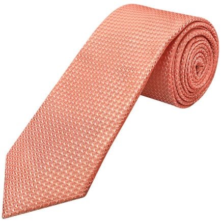 Coral Textured Classic Tie