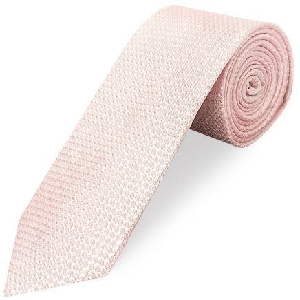 Blush Textured Classic Tie