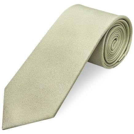 Plain Sage Green Silk Classic Men's Tie