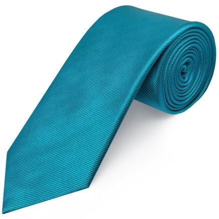 Turquoise Silk Twill Silk Classic Men's Tie