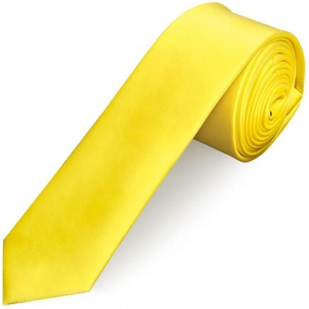 Sunshine Yellow Satin Boys Tie