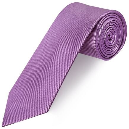 Lilac Twill Classic Silk Men's Tie