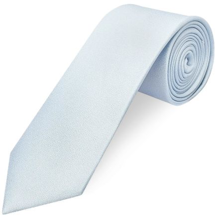 Plain Sky Blue Silk Classic Men's Tie
