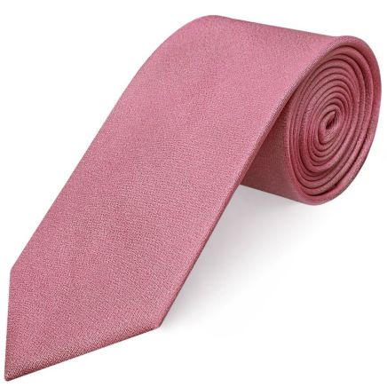 Plain Dusty Pink Silk Classic Men's Tie