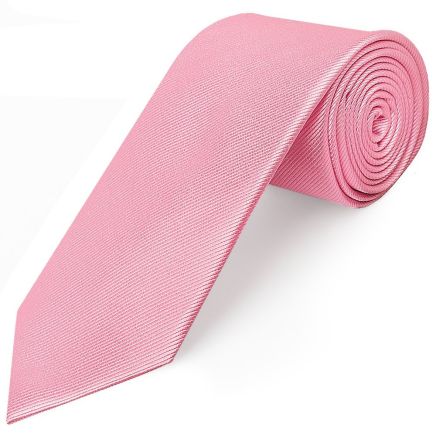 Blush Pink Silk Twill Classic Men's Tie