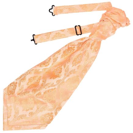 Peach Paisley Men's Cravat Tie