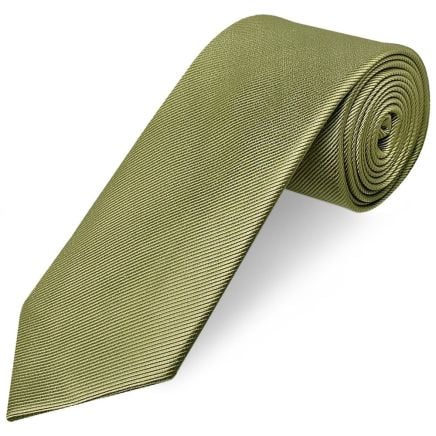 Khaki Twill Classic Silk Men's Tie