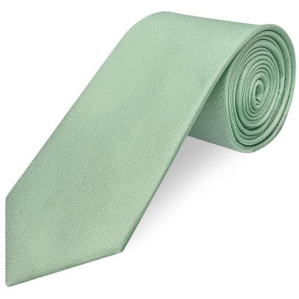 Plain Sea Grass Silk Classic Men's Tie