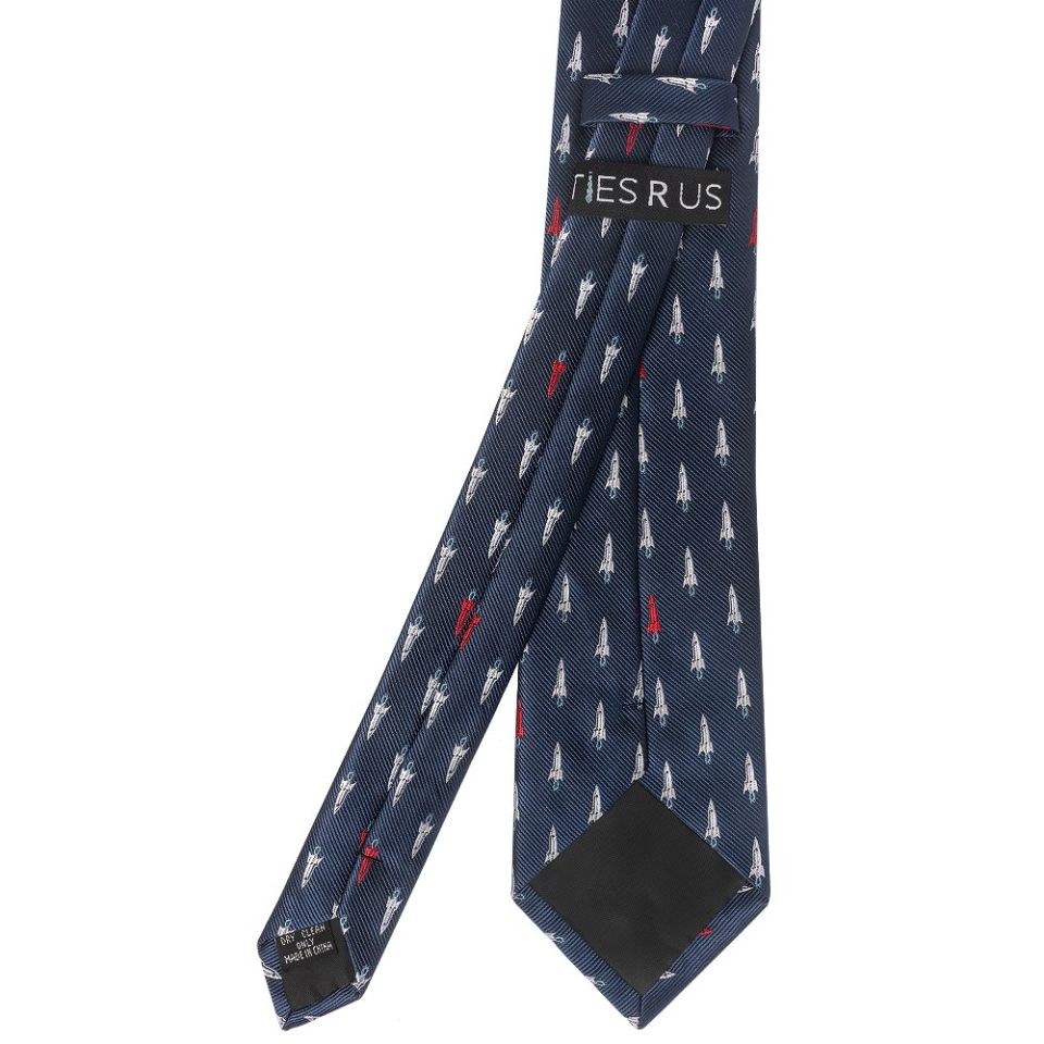 Mens Navy Rocket Classic Tie