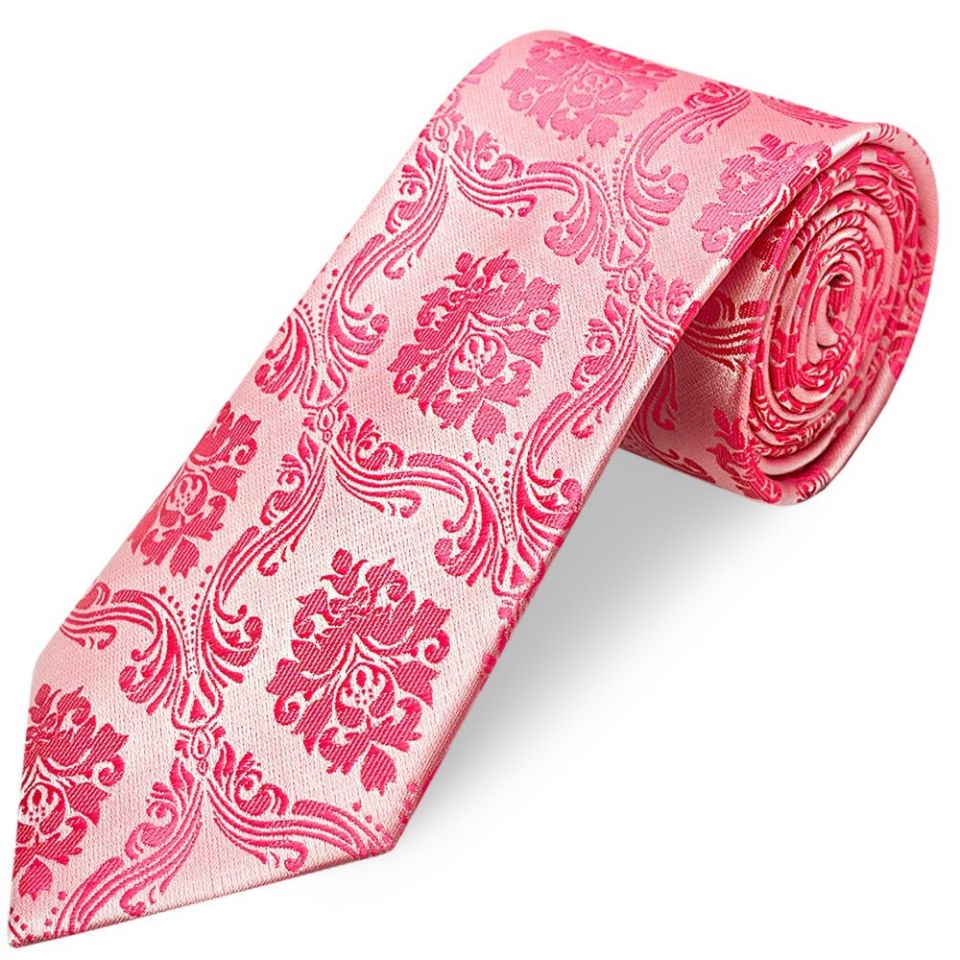 Light Coral Paisley Classic Men's Tie