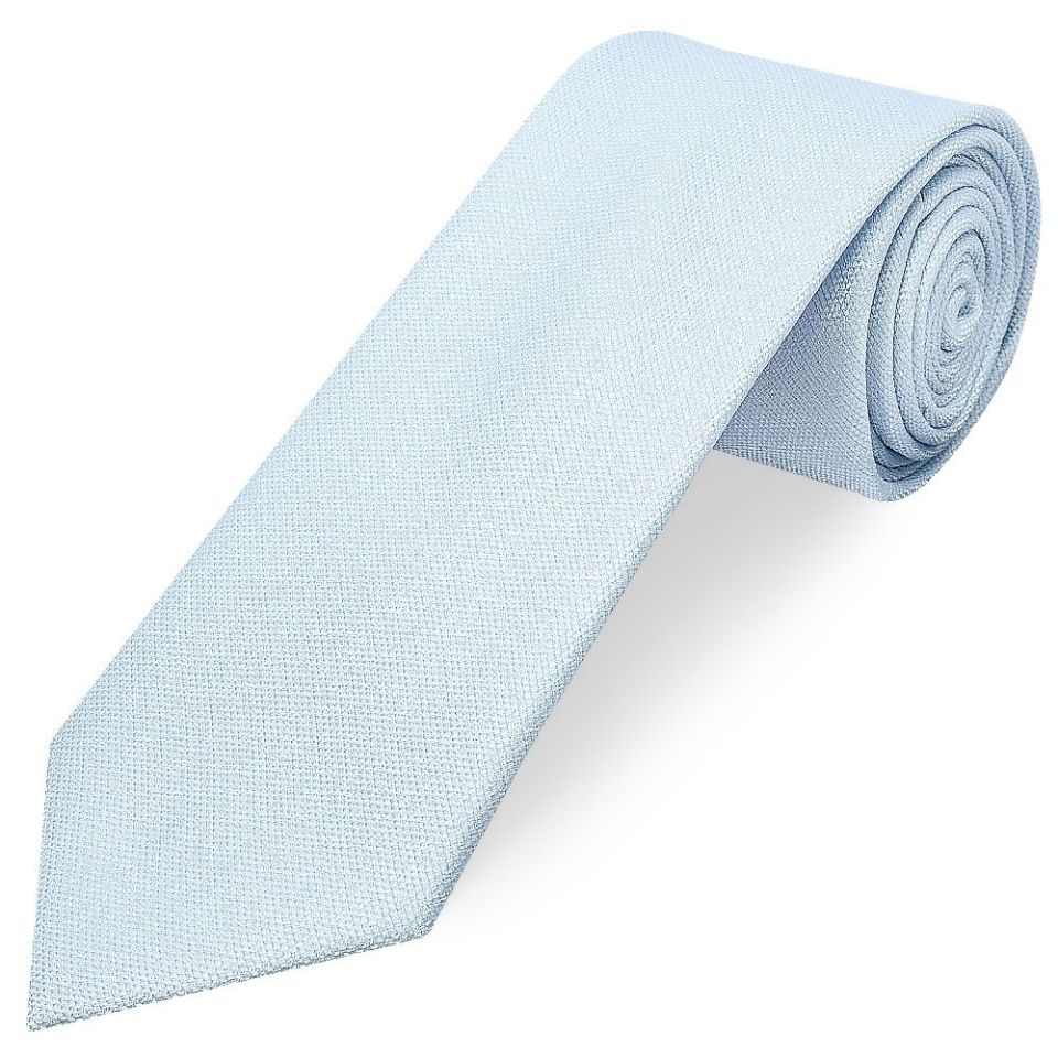 Classic Blue Mens Tie with Pocket Square and Lapel Pin Set