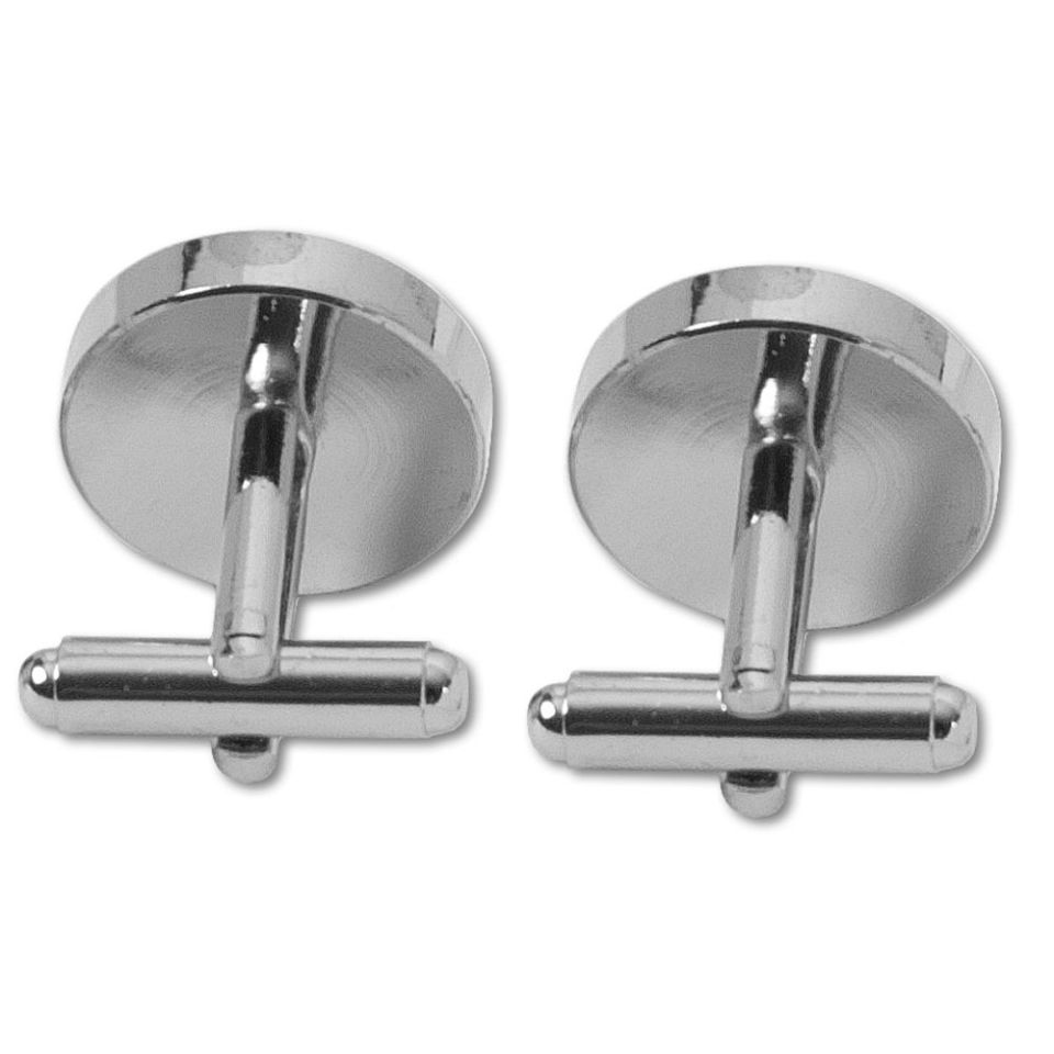 Plain Lilac Satin Cufflinks