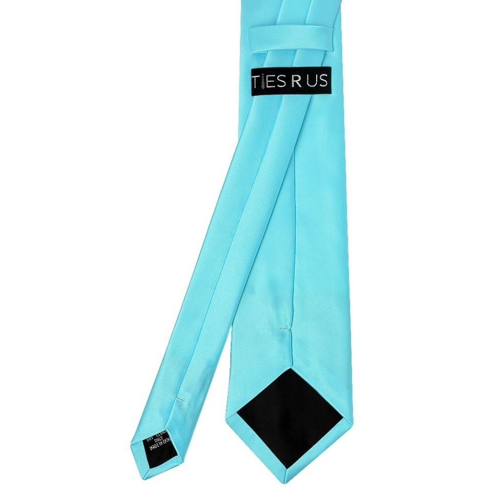 Tiffany Blue Satin Classic Men's Tie