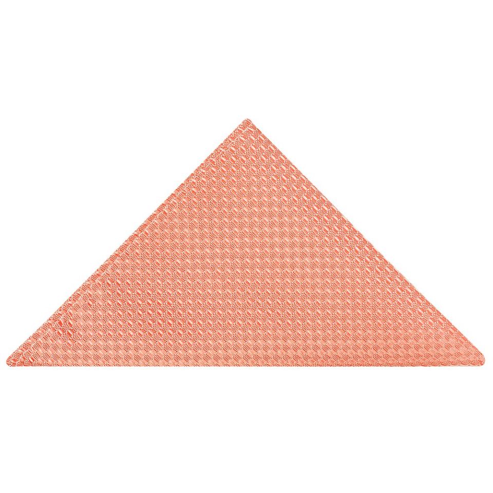 Coral Textured Classic Tie and Pocket Square Set