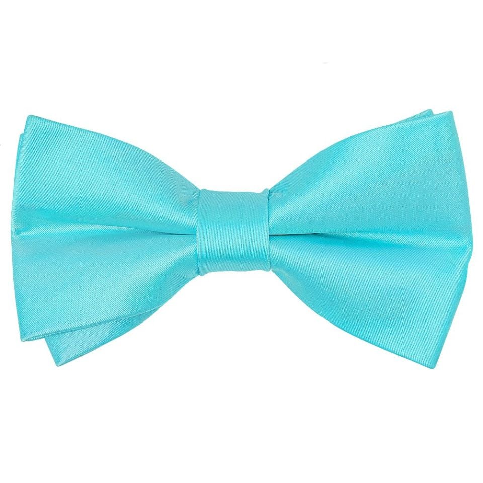 Pre Tied Tiffany Blue Boys Bow Tie Age 8-11