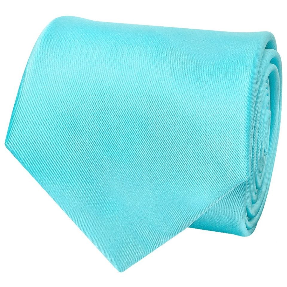 Tiffany Blue Satin Classic Men's Tie