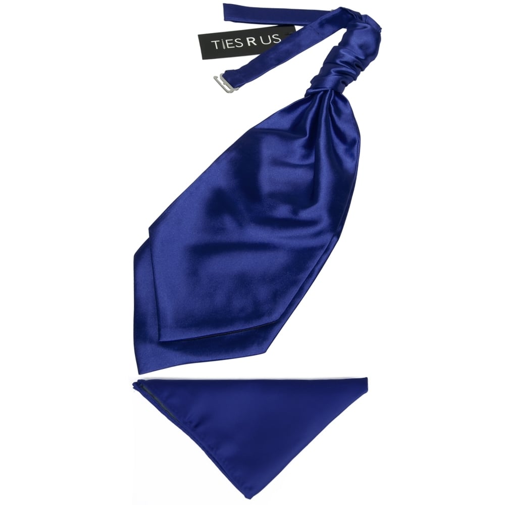 Cravatta Uomo Elegante A Righe Great British Tie Club Cravat Ascot A Righe In Tessuto Royal Navy Royal Corps Of Transport